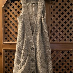 Free people knitted vest XS